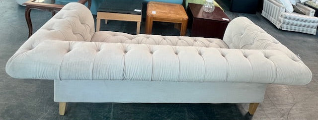 Cream Tufted Sofa