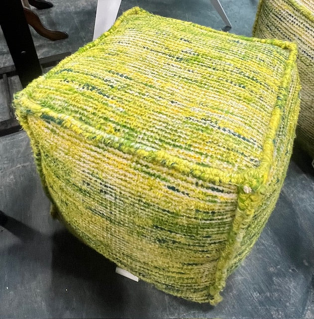 Green Pouf Ottoman