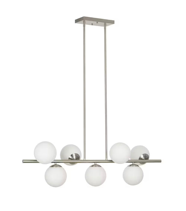 Home Decorators Collection 7-Light Brushed Nickel Pendant (new)