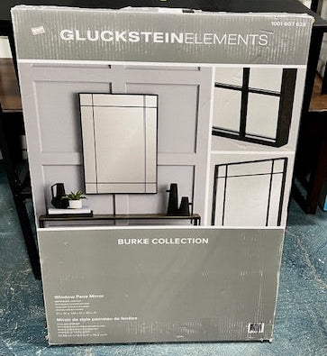 Gluckstein Elements Black Wall Mirror (new)
