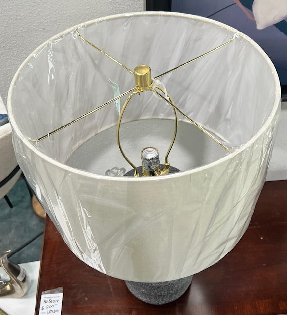 Grey Table Lamp