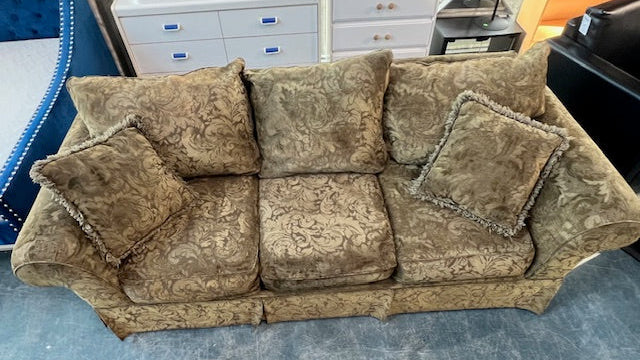 Green Three Seater Couch (used)