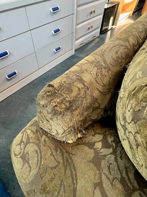 Green Three Seater Couch (used)