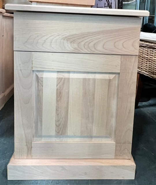 Unfinished Wood Nightstand (new)
