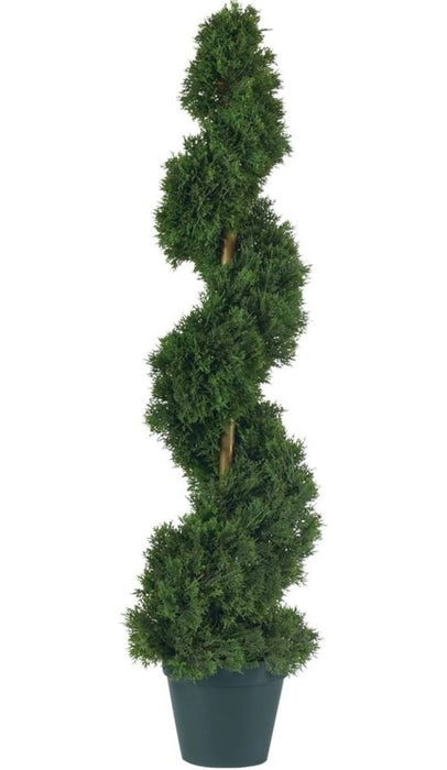 Nearly Natural Cedar Spiral Silk Tree Indoor/Outdoor (new)