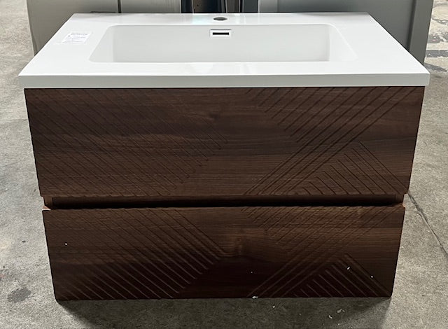 Brown Wall Mount Vanity (new)