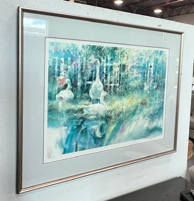 Framed Watercolor Nature Artwork