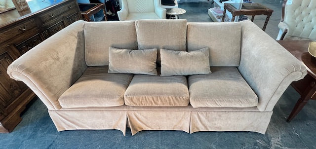 Beige Fabric Couch (used)