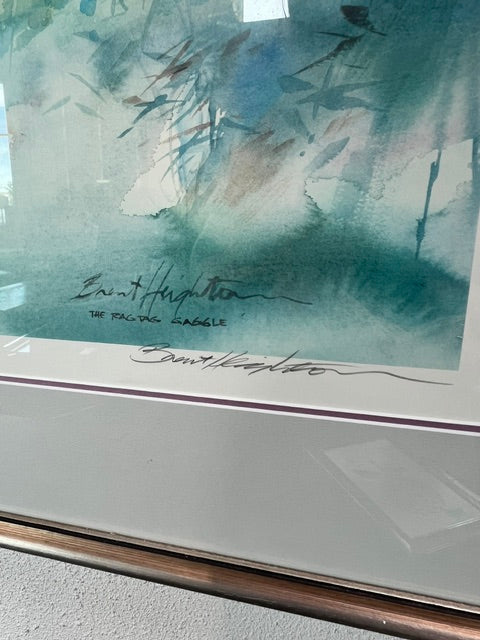 Framed Watercolor Nature Artwork