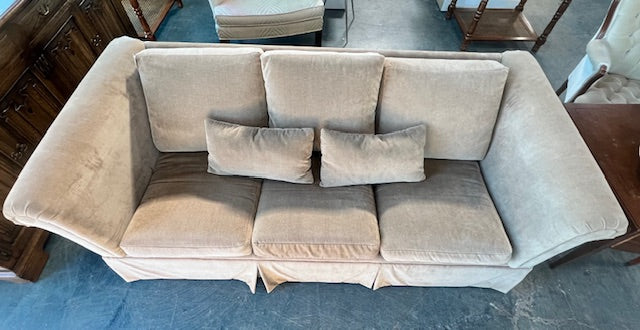 Beige Fabric Couch (used)