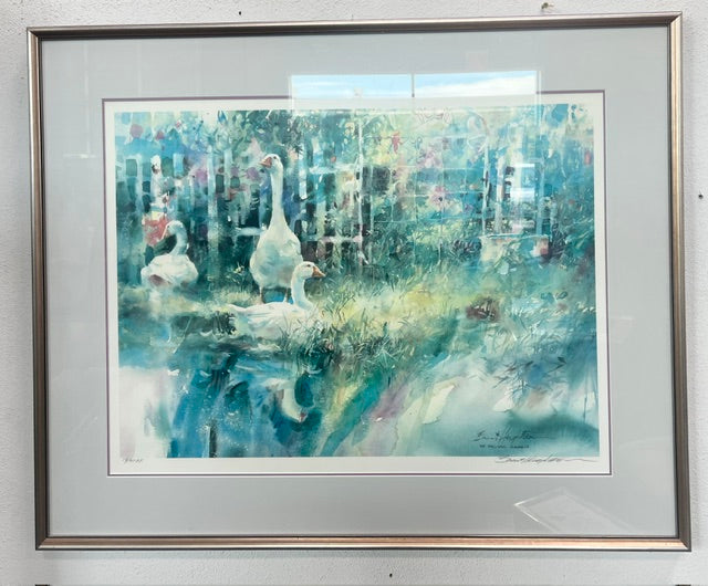 Framed Watercolor Nature Artwork