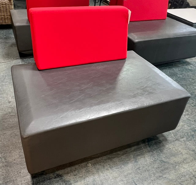 Grey Office Loveseat (used)