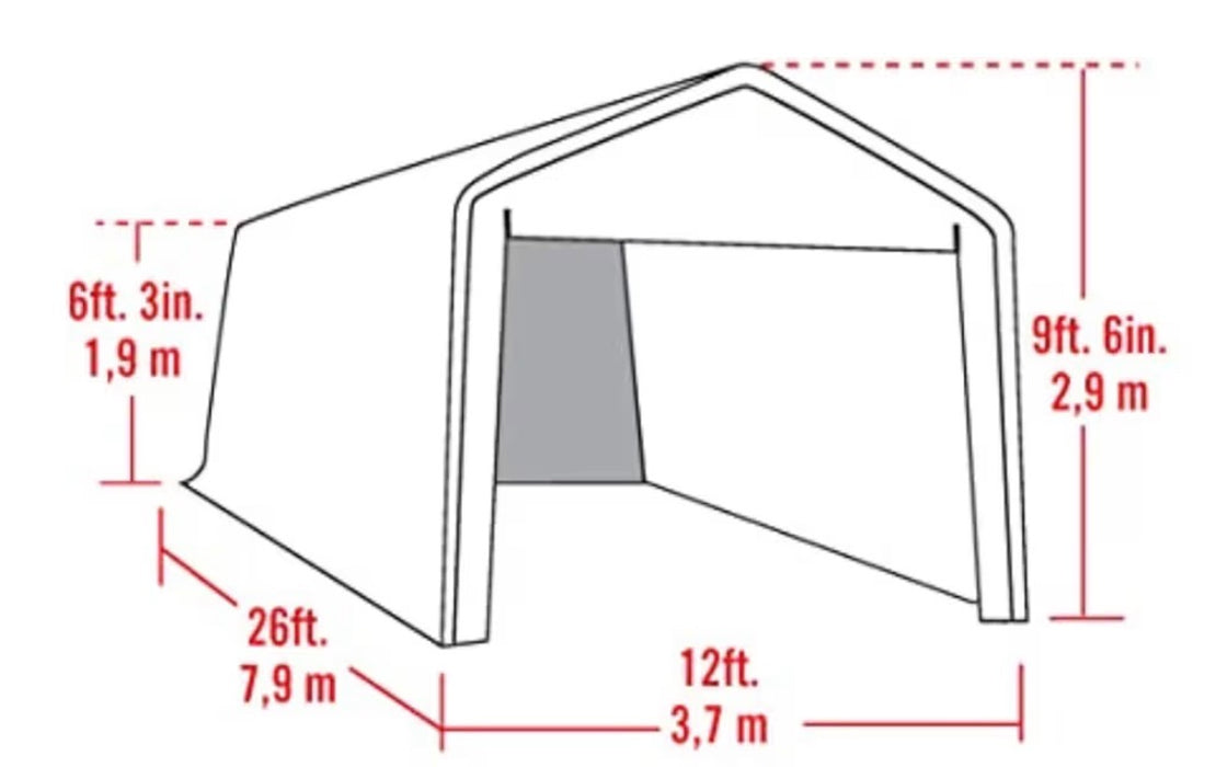 ShelterLogic Super Max Canopy Enclosure Kit (new)