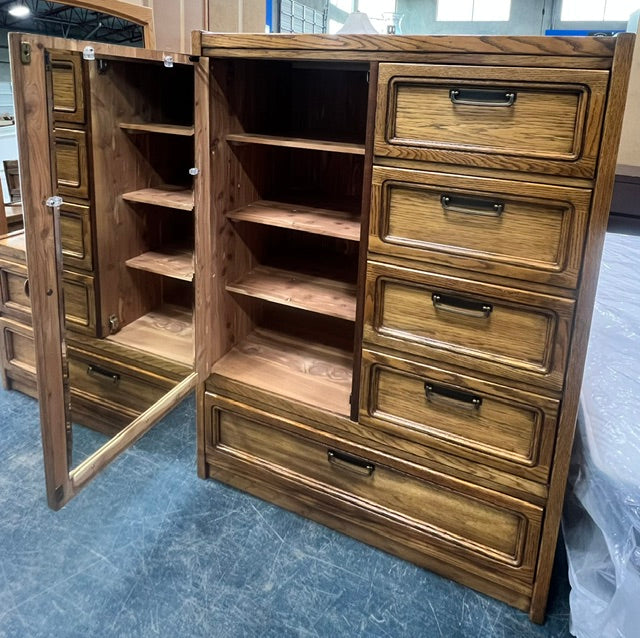 Brown Wooden Wardrobe (used)