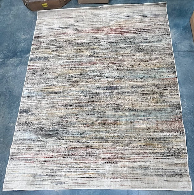 Abstract Multicolour Indoor Area Rug, 9'7"x11'8"