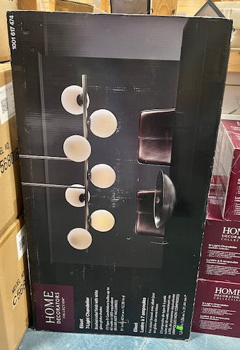 Home Decorators Collection 7-Light Brushed Nickel Pendant (new)