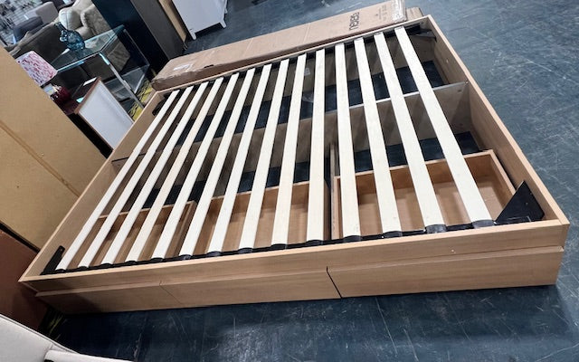 Wooden Double Bedframe (used)
