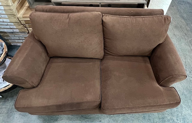 Brown Loveseat