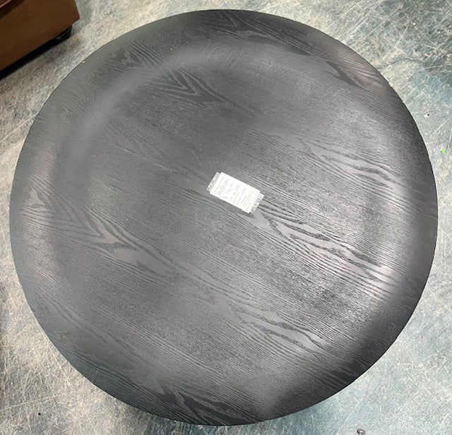 Round Black Coffee Table