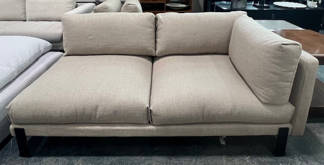 Beige Right Arm Two Seater