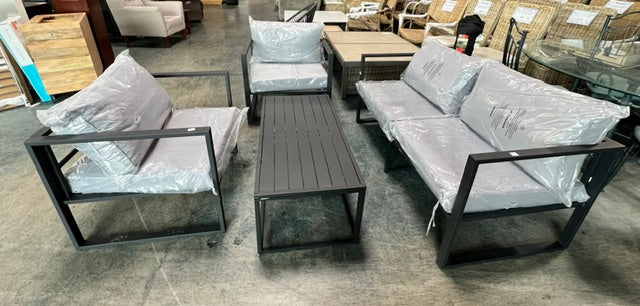 CorLiving 4-Piece Grey Patio Set (new)