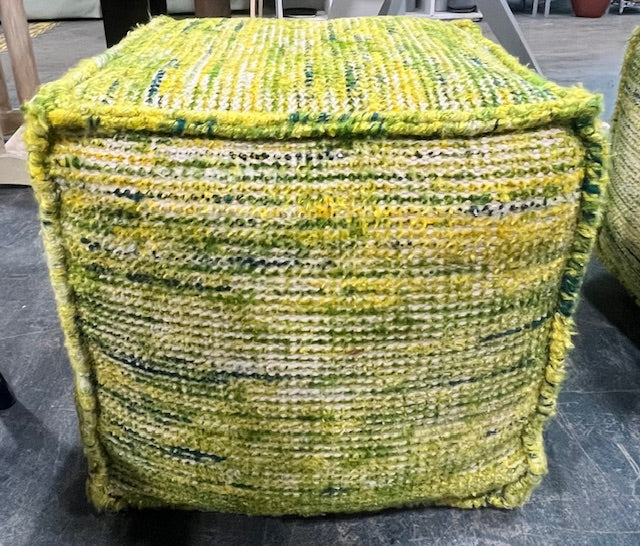 Green Pouf Ottoman