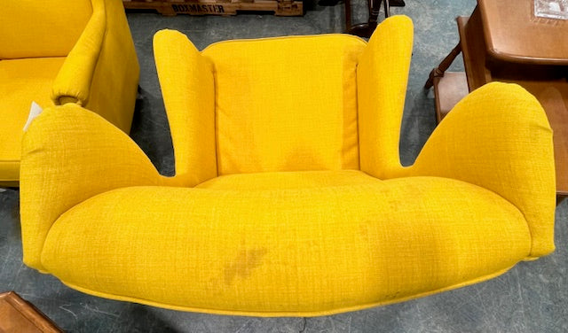 Yellow Wing Chair