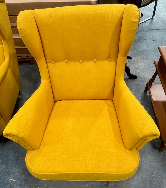Yellow Wing Chair