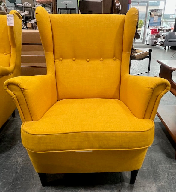 Yellow Wing Chair