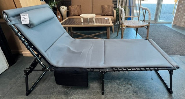 Outsunny Grey Patio Lounger (new)