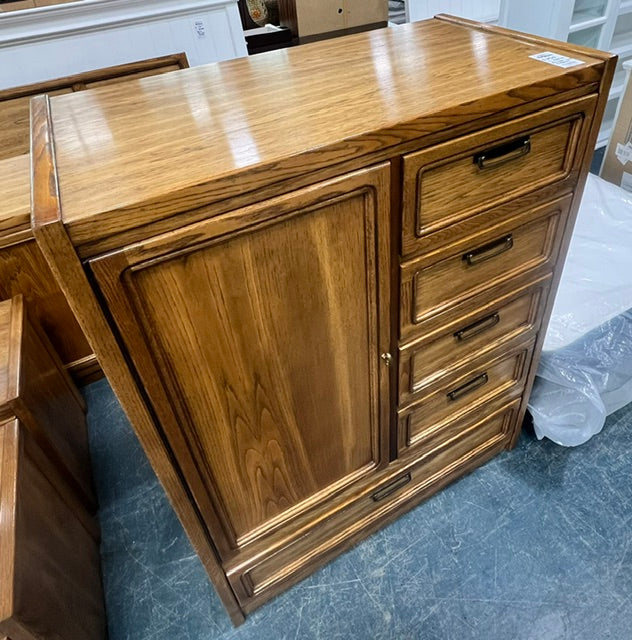 Brown Wooden Wardrobe (used)