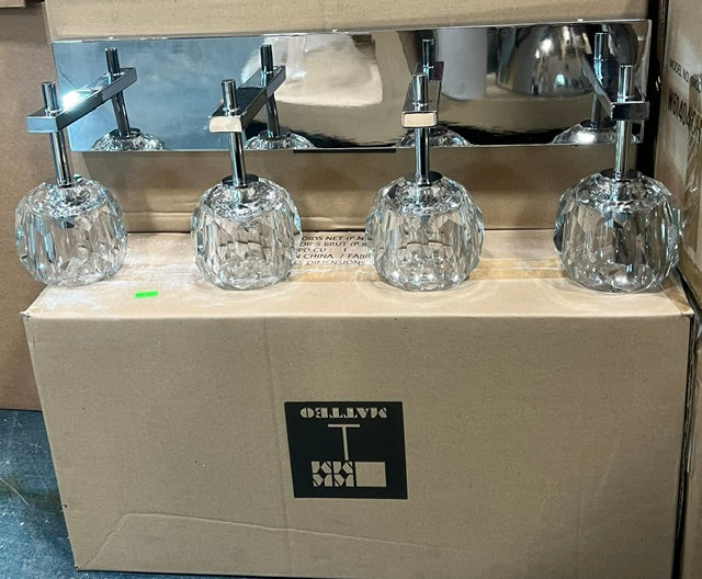 Matteo Lighting 4-Light Chrome Vanity Light (new)