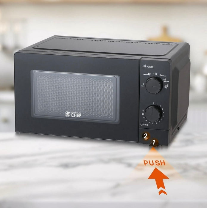 Commercial Chef 0.6 Cubic Foot Microwave with Rotary Controls (new)