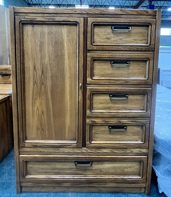 Brown Wooden Wardrobe (used)