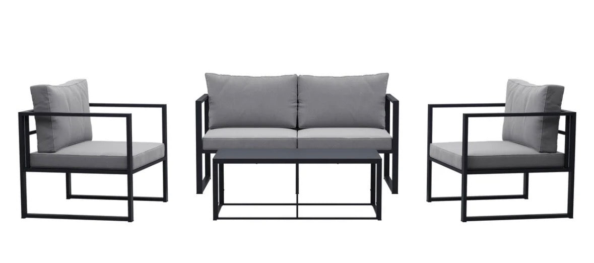 CorLiving 4-Piece Grey Patio Set (new)
