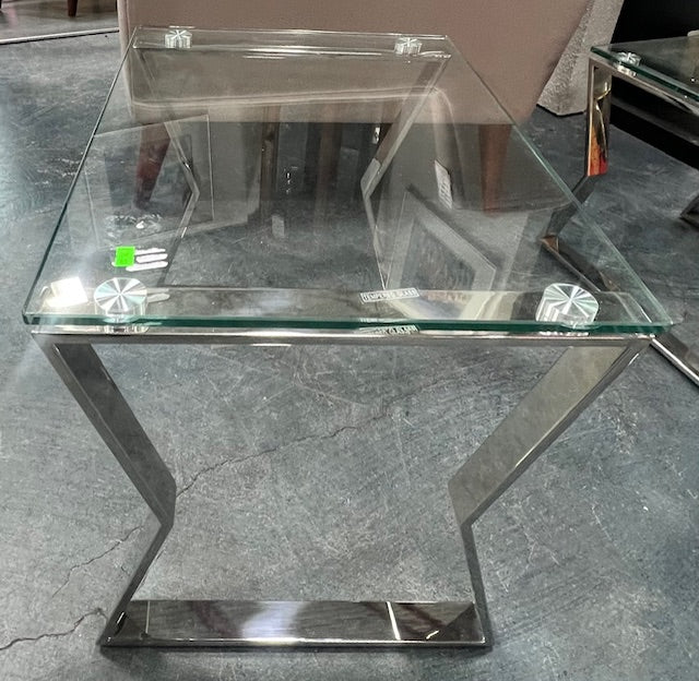 Glass Accent Table