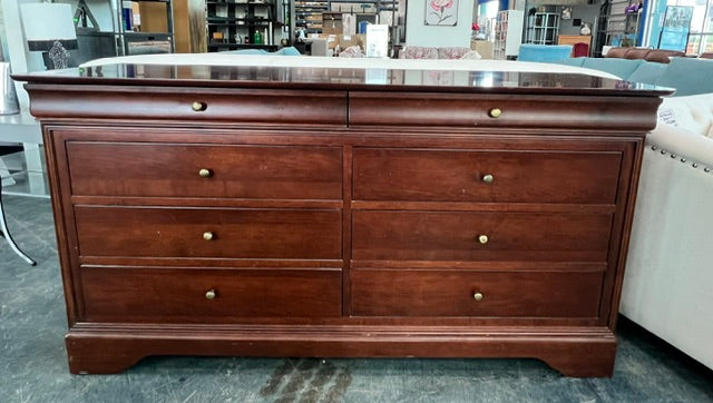 Wooden 8-Drawer Dresser (used)