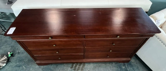 Wooden 8-Drawer Dresser (used)