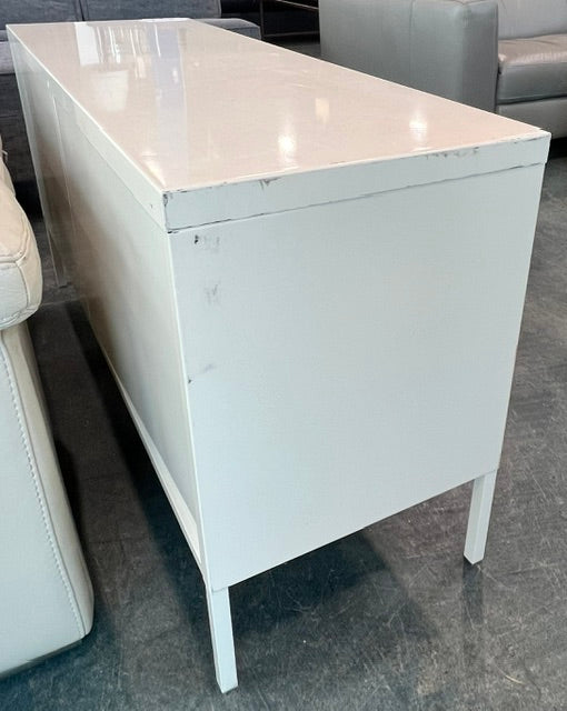 White Locking Storage Cabinet (used)