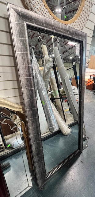 Grey Framed Full Length Mirror (new)