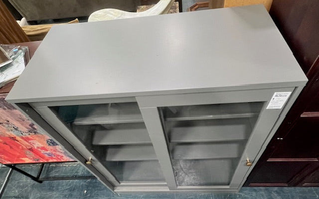 Grey Display Cabinet