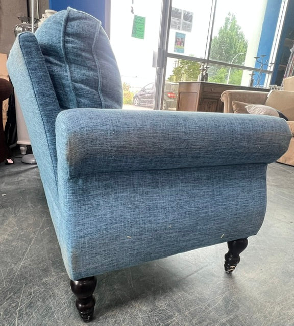 Blue Fabric Couch (used)
