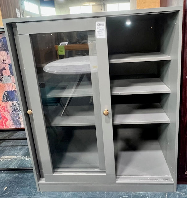 Grey Display Cabinet