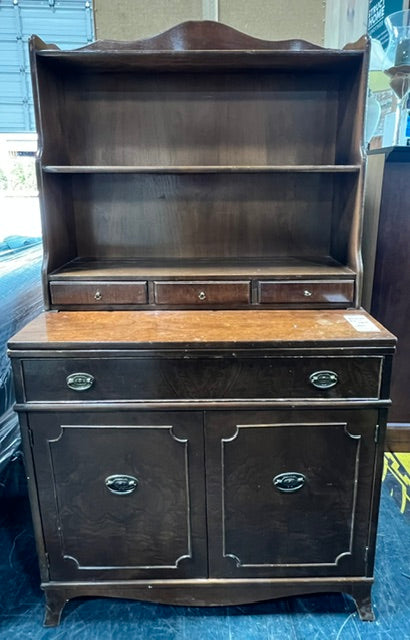 Dark Brown Wooden Storage Cabinet (used)