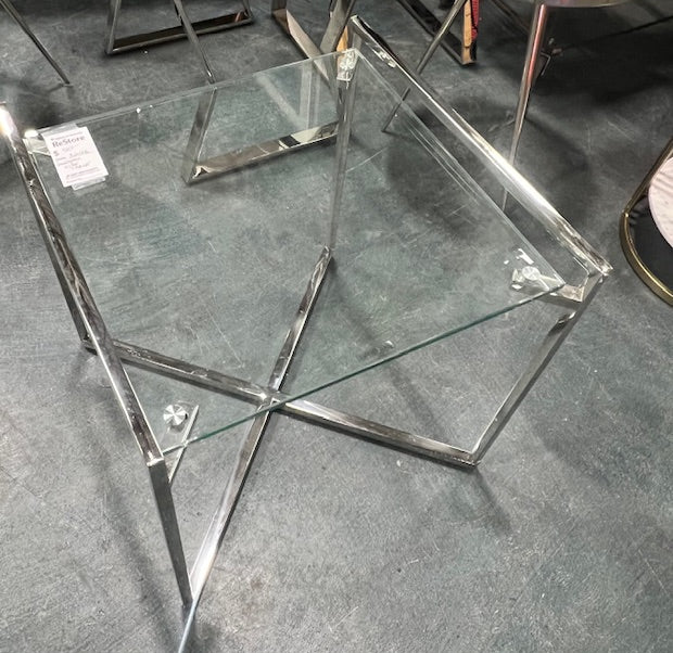 Glass Side Table