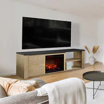 Electric Fireplace Media Stand