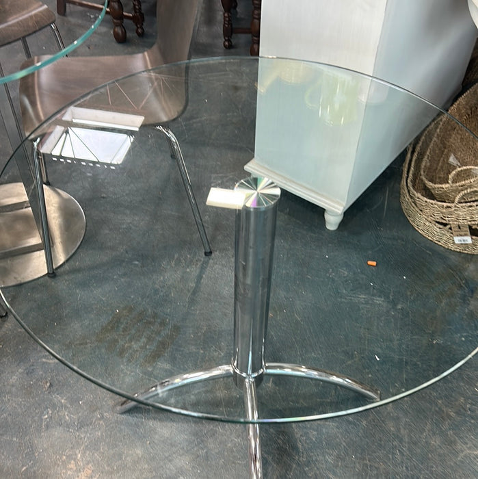 Glass Top Bistro Table
