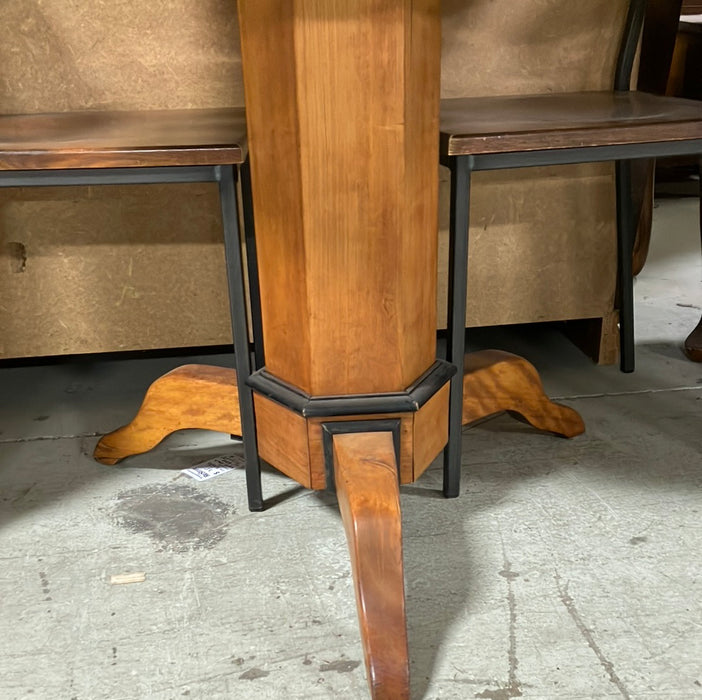 Round Wood Table