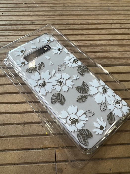 Floral Clear Samsung Galaxy Phone Case
