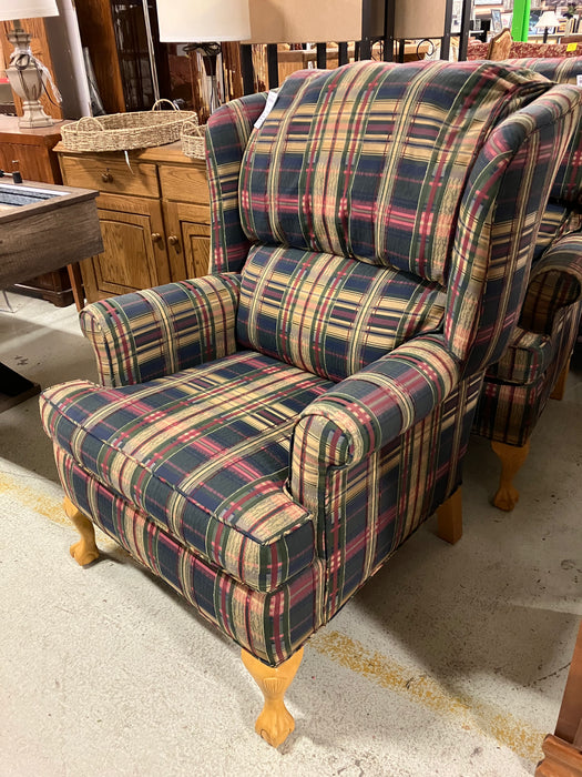 Plaid Armchair